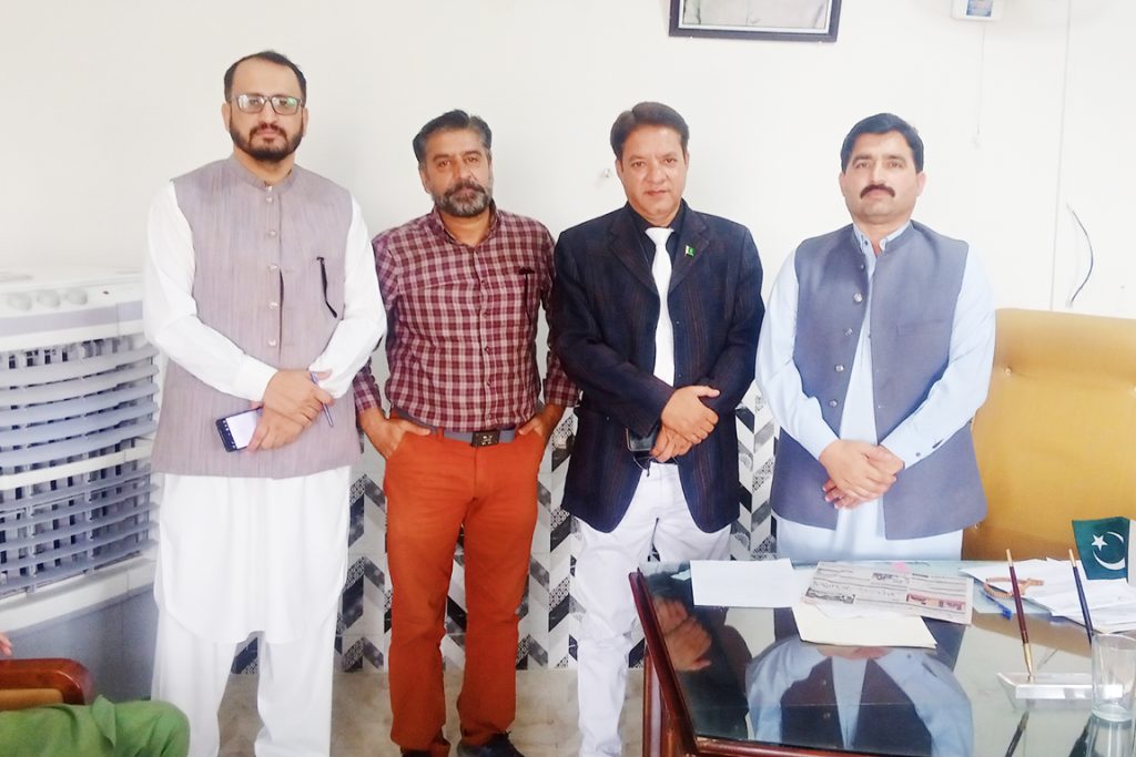 TMO Baffa Pakhal, Mr. Mazhar Awan –Meeting for "Heroes of Humanity" Award Ceremony tmo baffa mansehra 01